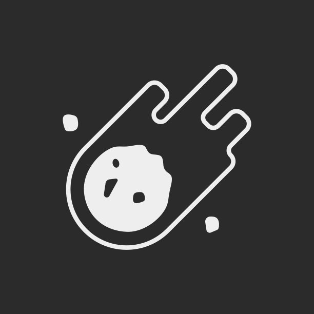 太空陨石图标图片下载