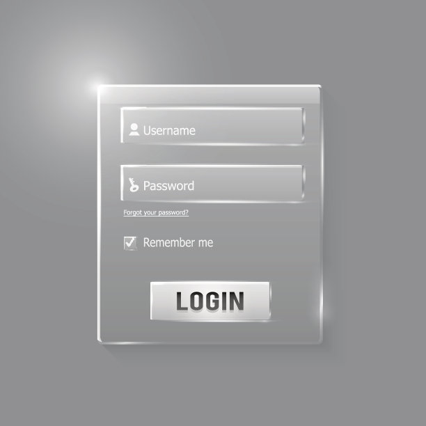 登录和注册网页光滑的形式图片下载