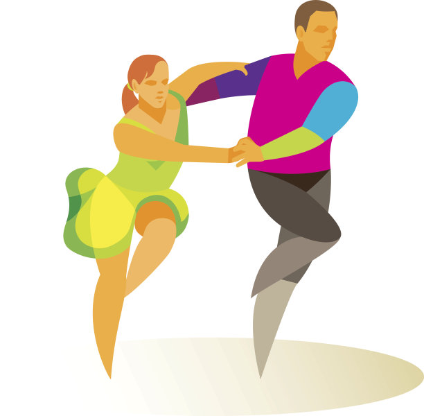 一对情侣在海滩上奔跑图片下载