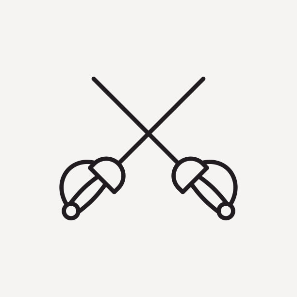 击剑线图标图片下载