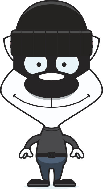 卡通微笑小贼图片下载