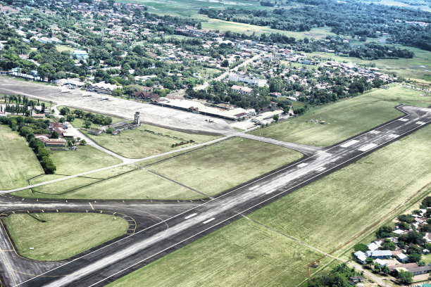 从空中看机场图片下载