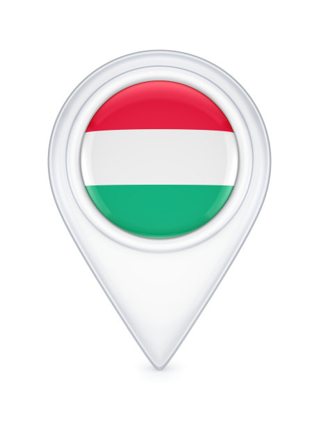 图标与匈牙利国旗。图片下载