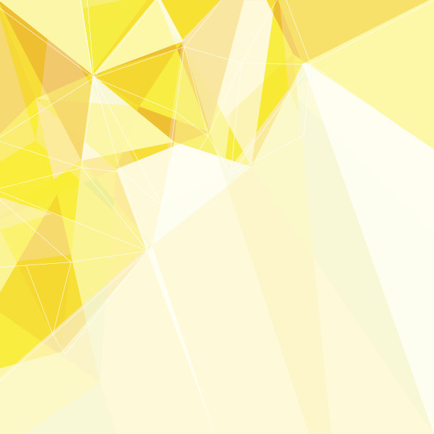 抽象黄色三角形几何背景图片下载