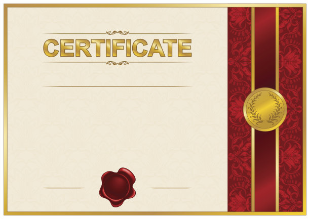 证书、文凭模板优雅图片下载