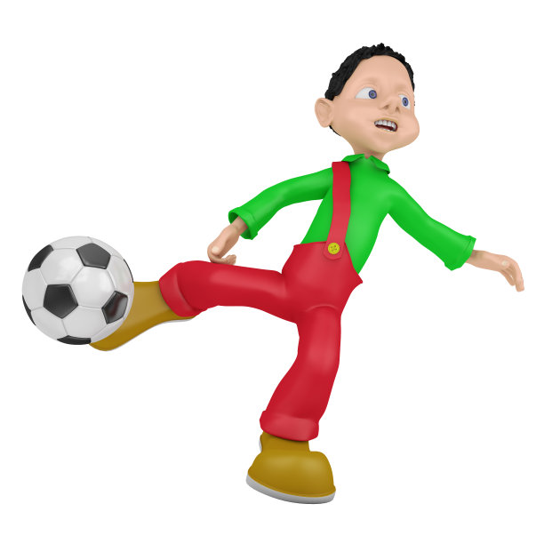 男孩和球图片下载