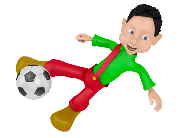 男孩和球图片下载