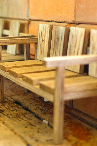 花园里的公园长椅图片下载