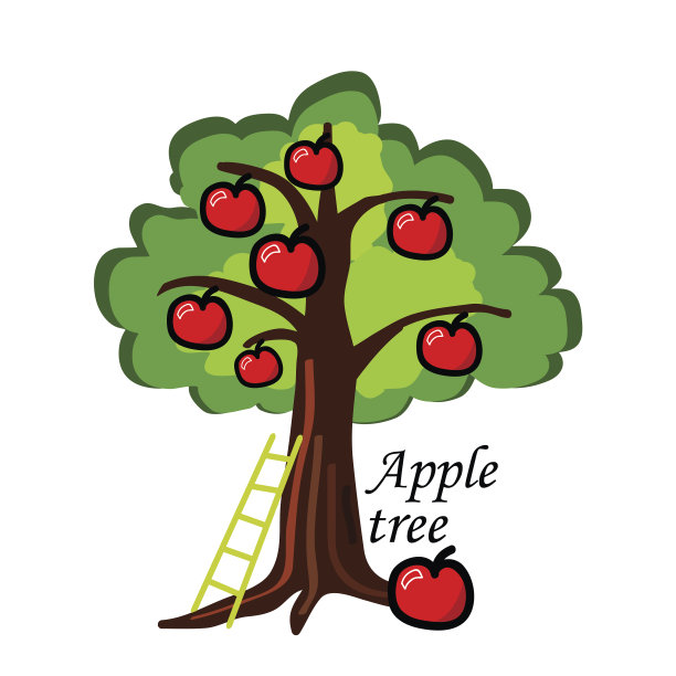 苹果矢量图素材ID：156333796