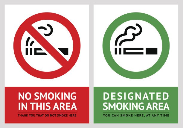 禁止吸烟和吸烟区标签-设置9图片下载