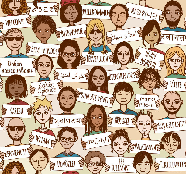 用不同的语言欢迎你图片下载