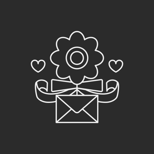 花束线图标图片下载