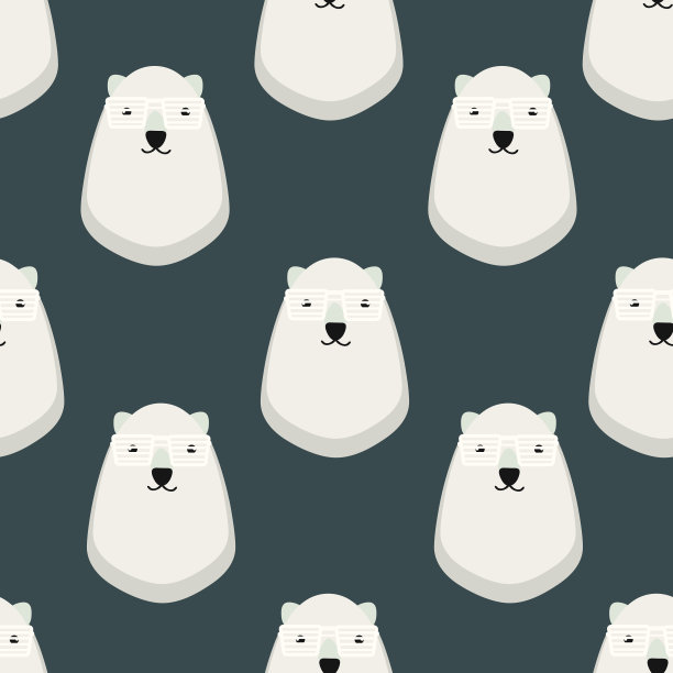 熊的无缝模式图片下载