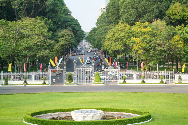 越南独立宫-统一宫前院图片下载