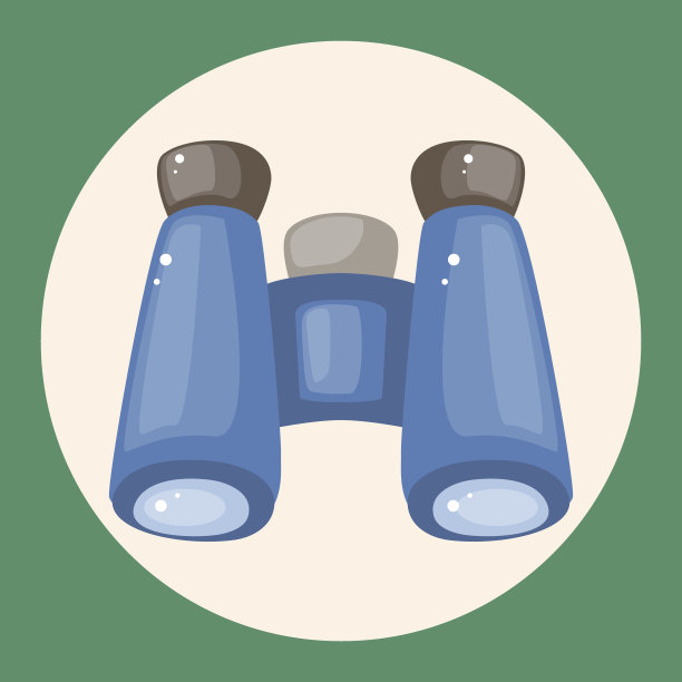 旅行装备望远镜主题元素图片下载