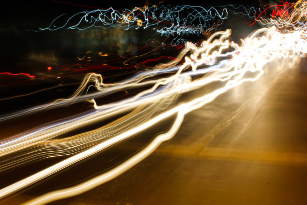 照明运动的道路图片下载