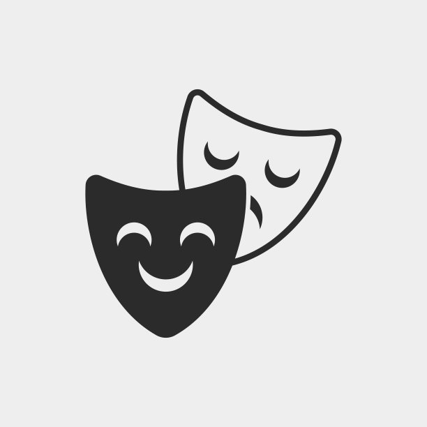歌剧面具图标图片下载