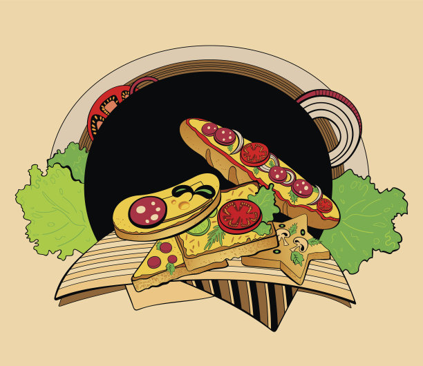 插图的三明治图片下载