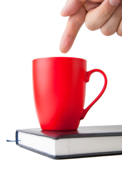 手握红杯子。图片下载