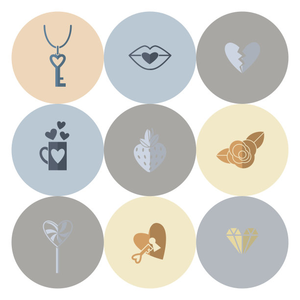 爱心矢量图素材ID：156371986