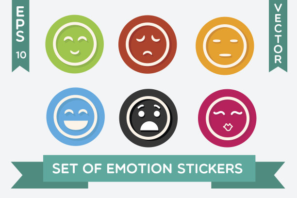 情感贴纸套装图片下载