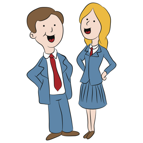 穿著校服的学生图片下载