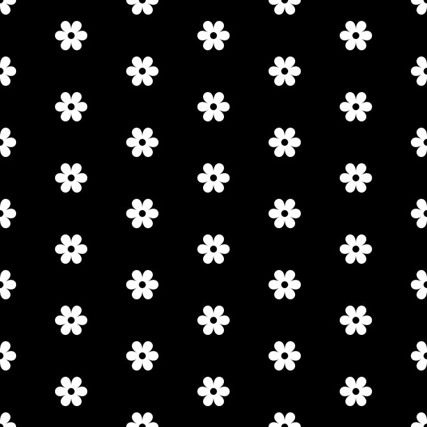 无缝几何花卉图案图片下载