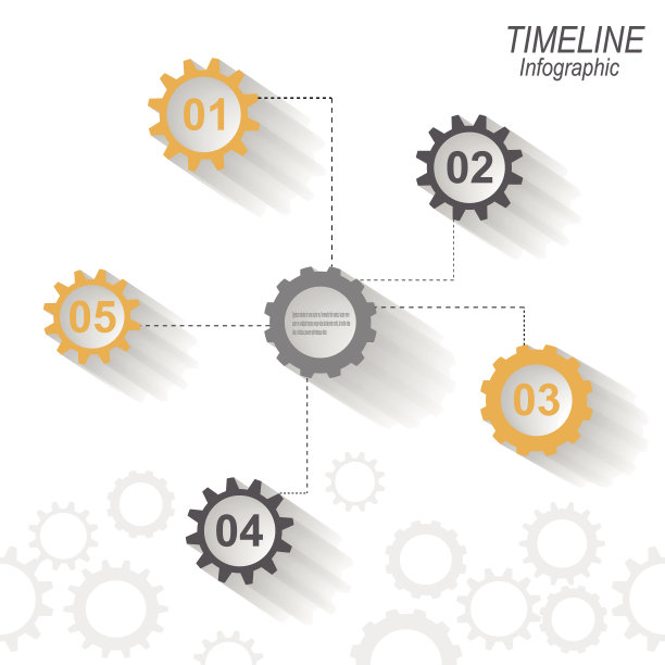 现代时间线设计模板图片下载