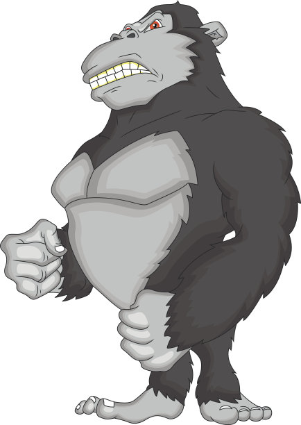 大猩猩卡通图片下载