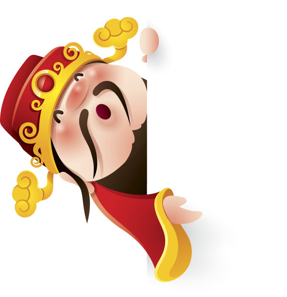 有大标志的中国财神图片下载