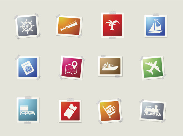 旅游网站图标图片下载