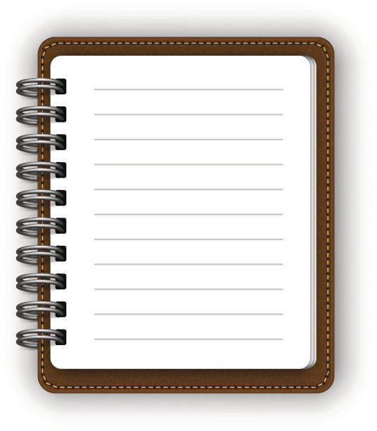 纸螺旋笔记本图片下载