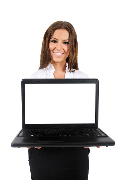 孤立的商业女性图片下载