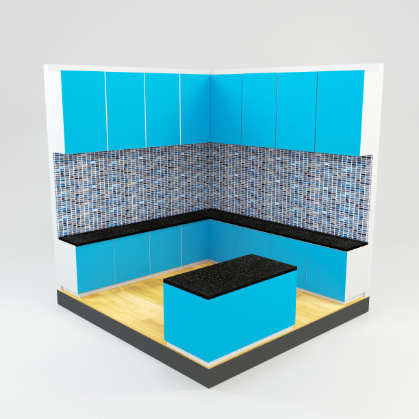 厨房用宝石石材马赛克图片下载