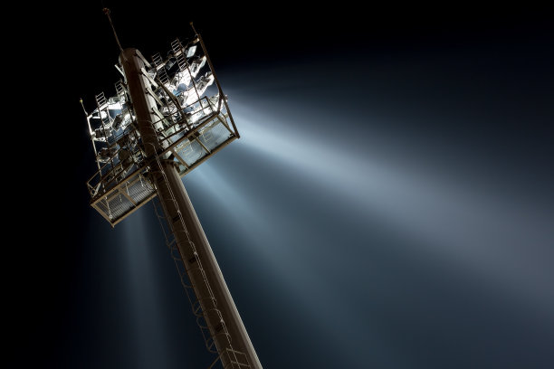 从后面看体育场的灯光图片下载