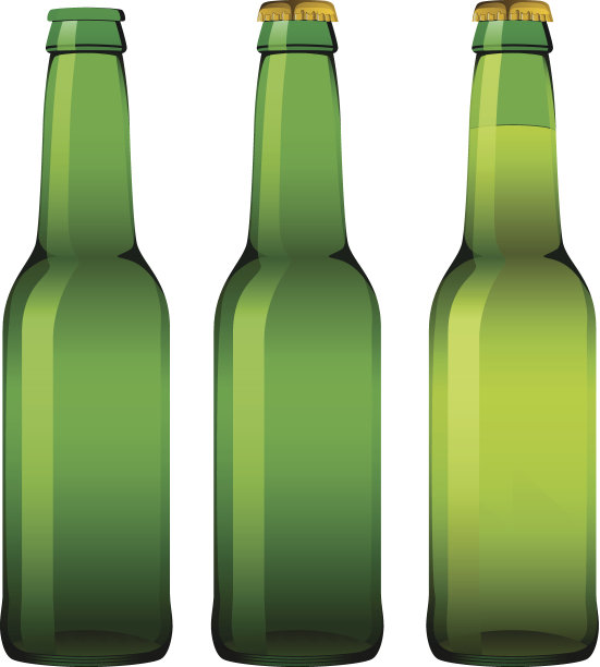 啤酒瓶eps10图片下载