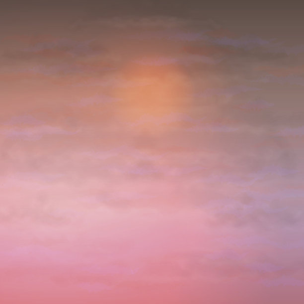 天空矢量云日落背景图片下载