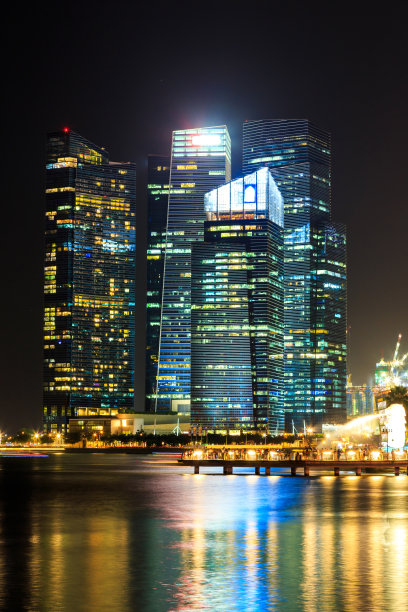 新加坡夜景图片下载