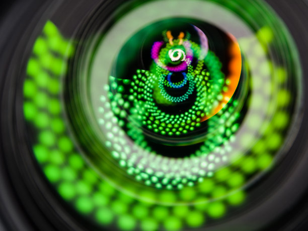 近距离拍摄的长焦单反镜头，惊人的反射图片下载