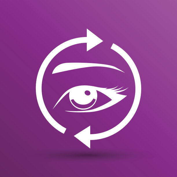 睫毛眉矢量睫毛眼标妆孤立图片下载