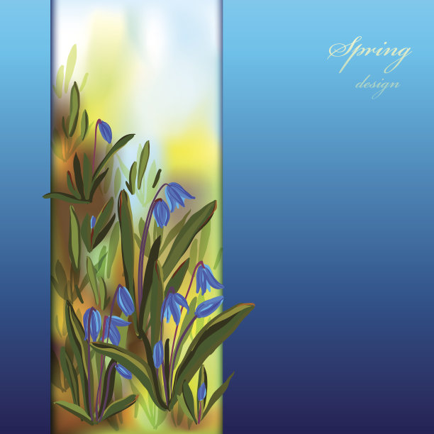 手绘鹅黄色花。图片下载