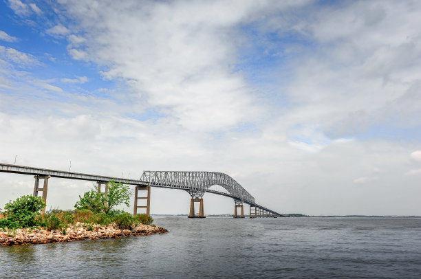横跨切萨皮克湾的大桥图片下载
