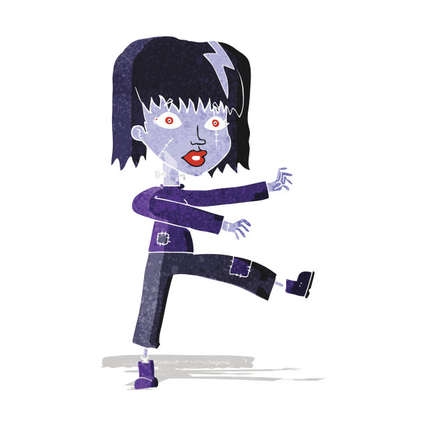 卡通不死的女孩图片下载