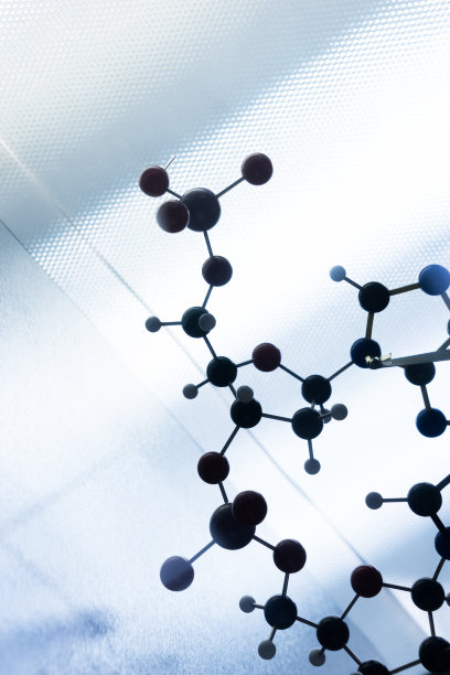 科学分子DNA模型结构，商业团队概念图片下载
