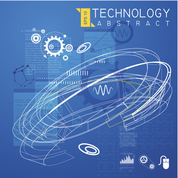 抽象的技术背景图片下载