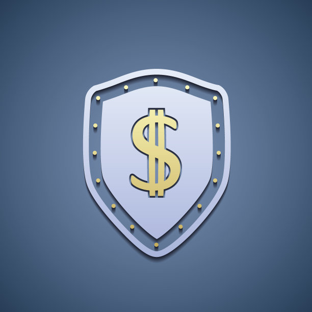 盾牌上的美元符号。图片下载