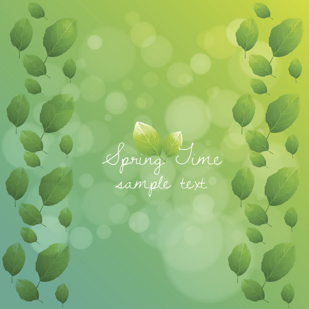 矢量阳光背景与洋甘菊和蒲公英。——说明图片下载