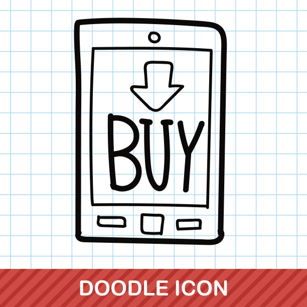 手机购物涂鸦图片下载