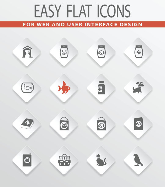 宠物商品图标集图片下载