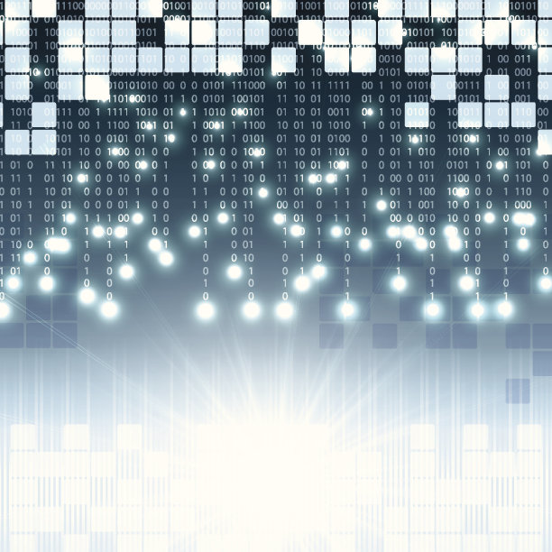 摘要技术二进制背景素材图片